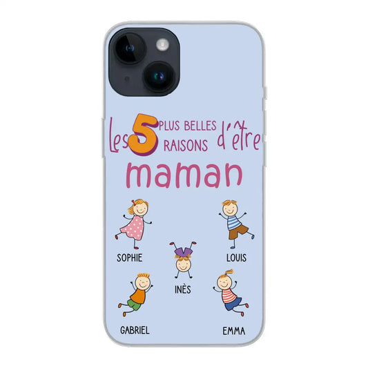 Les plus belles raisons - Coque de téléphone personnalisée