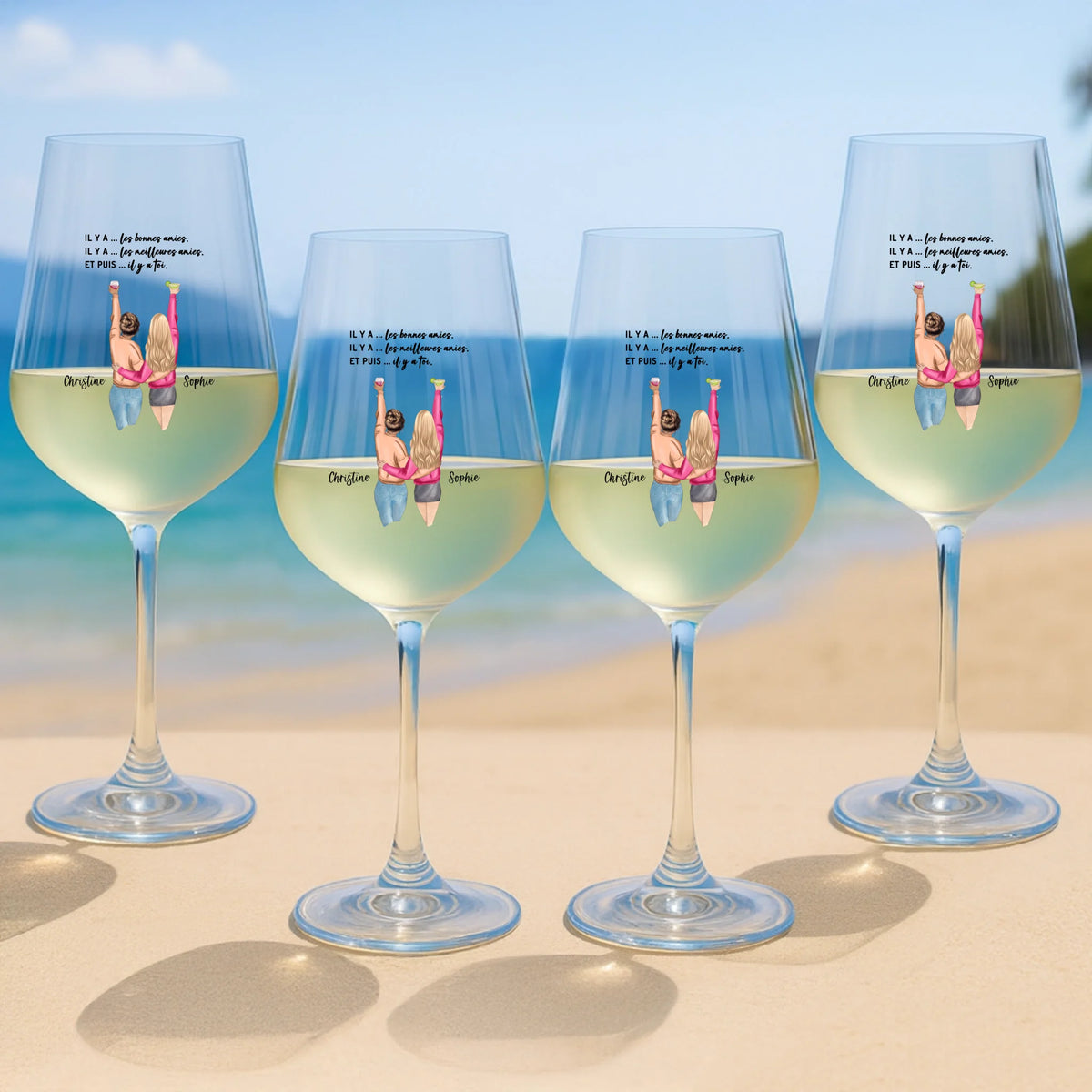 store set 4 wine glasses