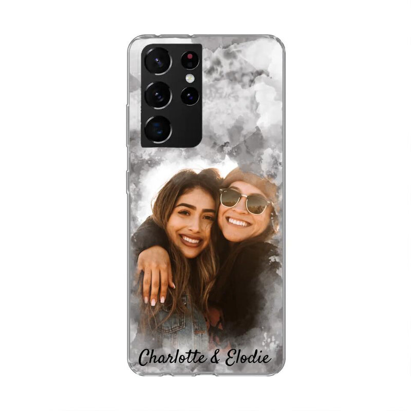 Votre photo (style aquarelle) - Coque de téléphone personnalisée