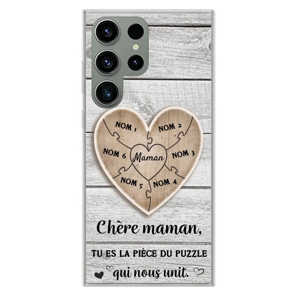 Pièce de puzzle - Coque de téléphone personnalisée