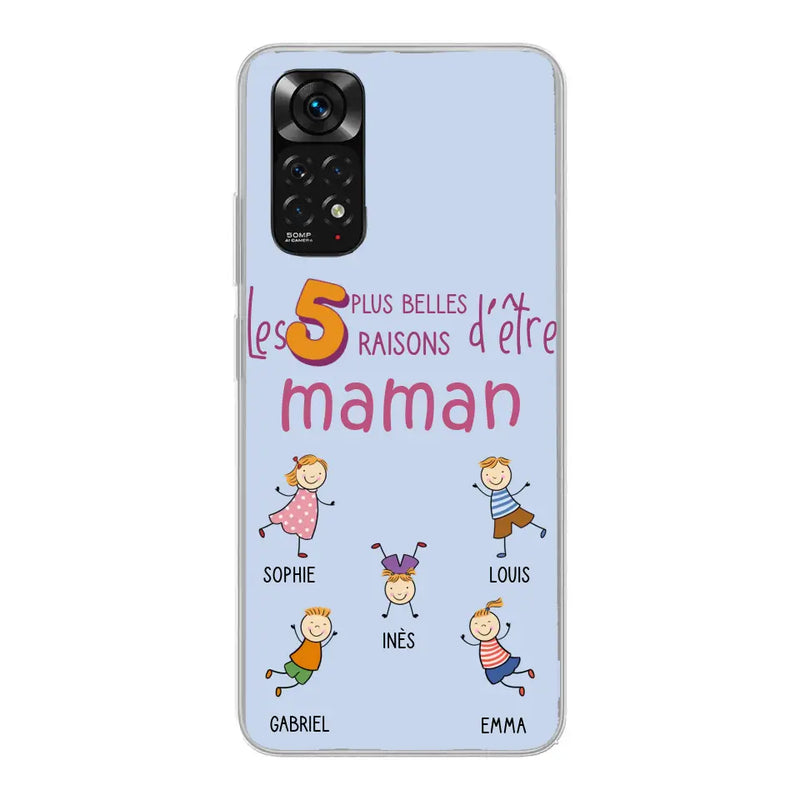 Les plus belles raisons - Coque de téléphone personnalisée
