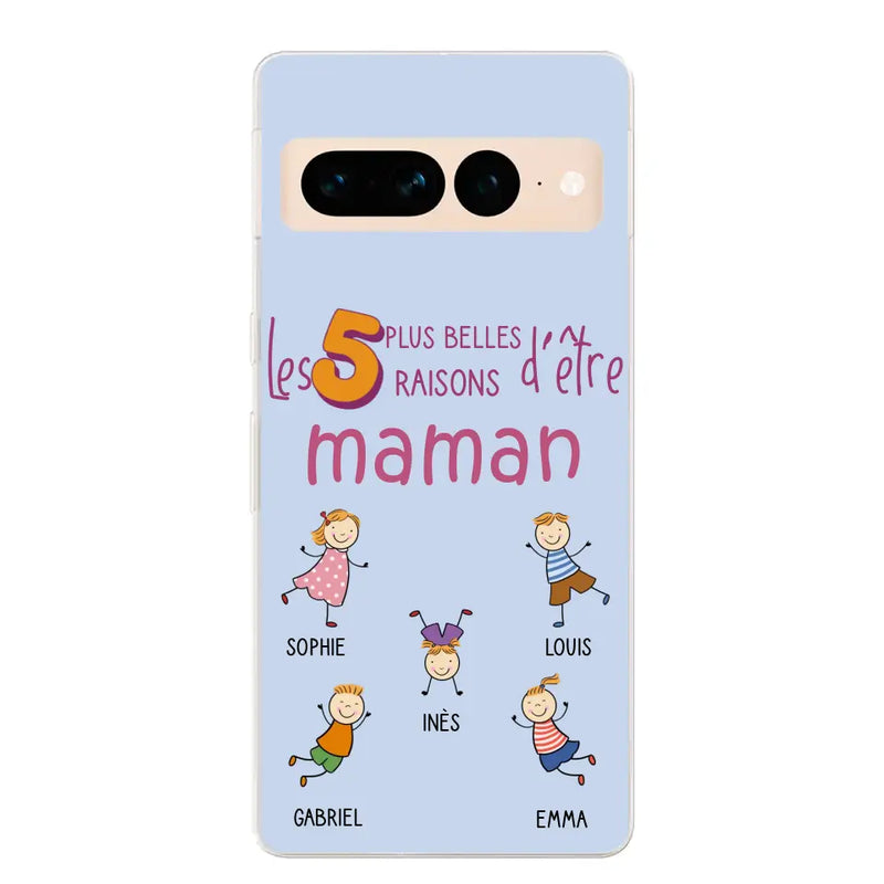Les plus belles raisons - Coque de téléphone personnalisée