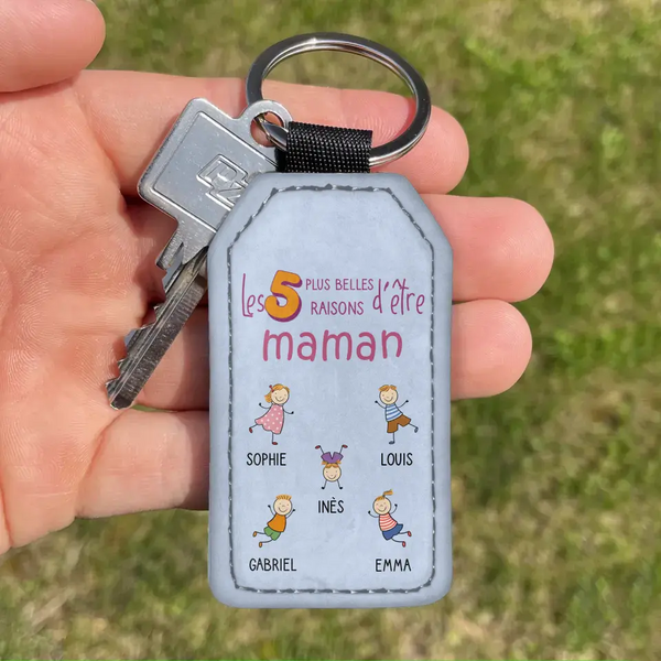 Les plus belles raisons - Porte-clés personnalisé