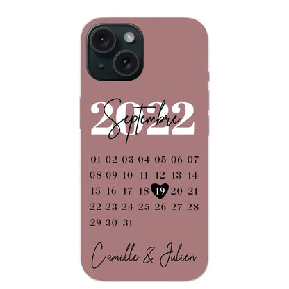 Une journée spéciale - coque de téléphone personnalisée