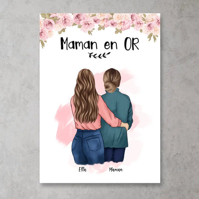 Maman est la meilleure ! - Poster personnalisé