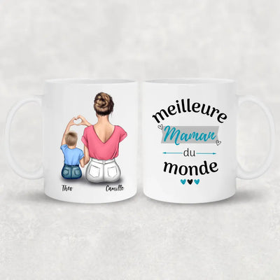 Maman et fils - Mug personnalisé