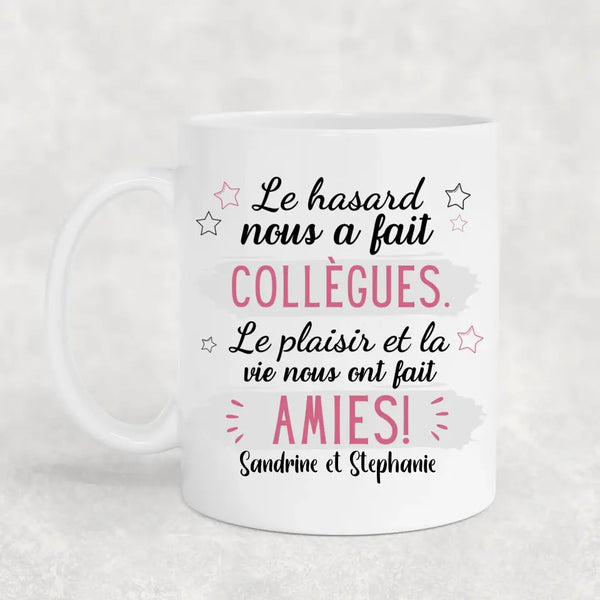 De collègues à amies - Mug personnalisé