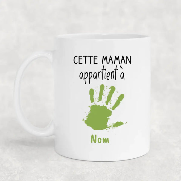 Empreintes de mains - Mug personnalisé