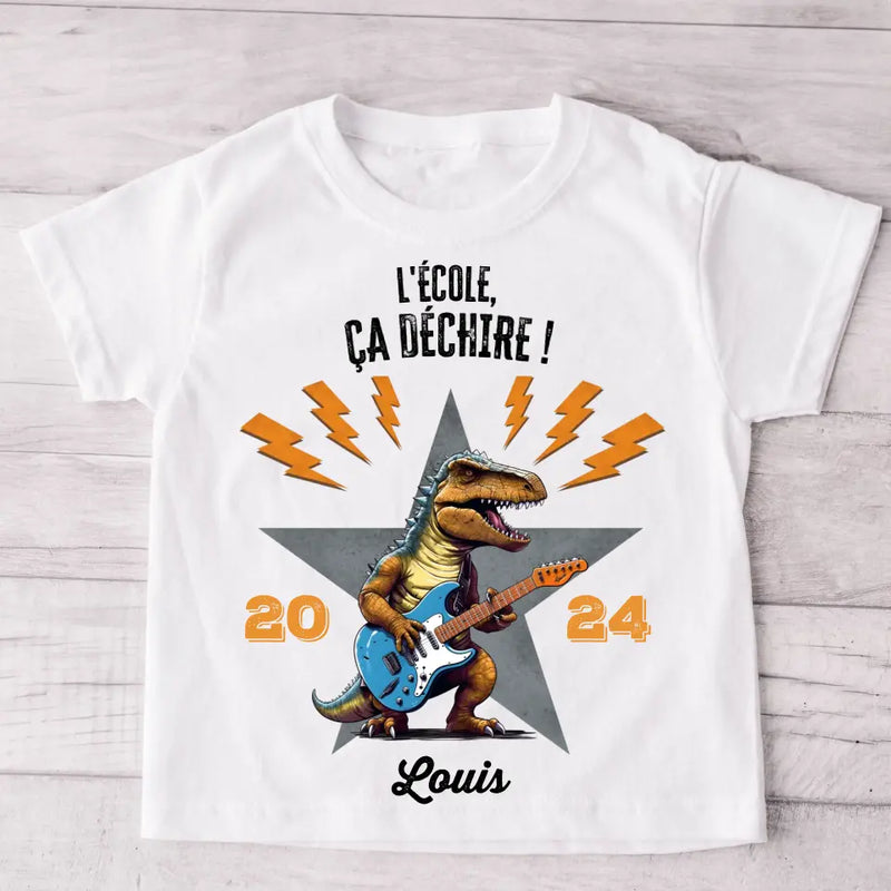 L'école, ça déchire ! - T-Shirt personnalisé