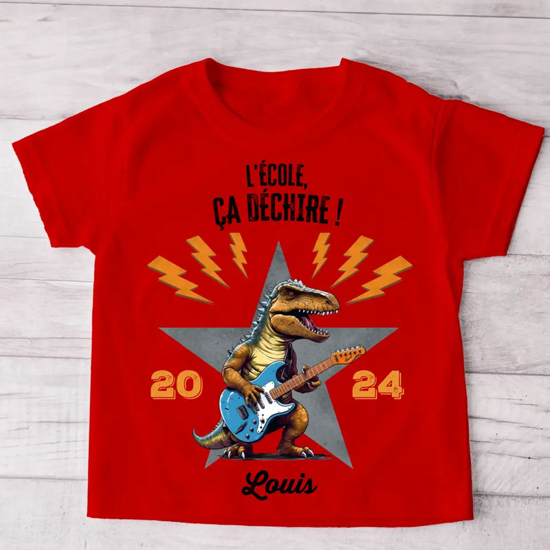 L'école, ça déchire ! - T-Shirt personnalisé