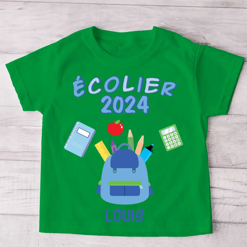 Écolier - T-Shirt personnalisé