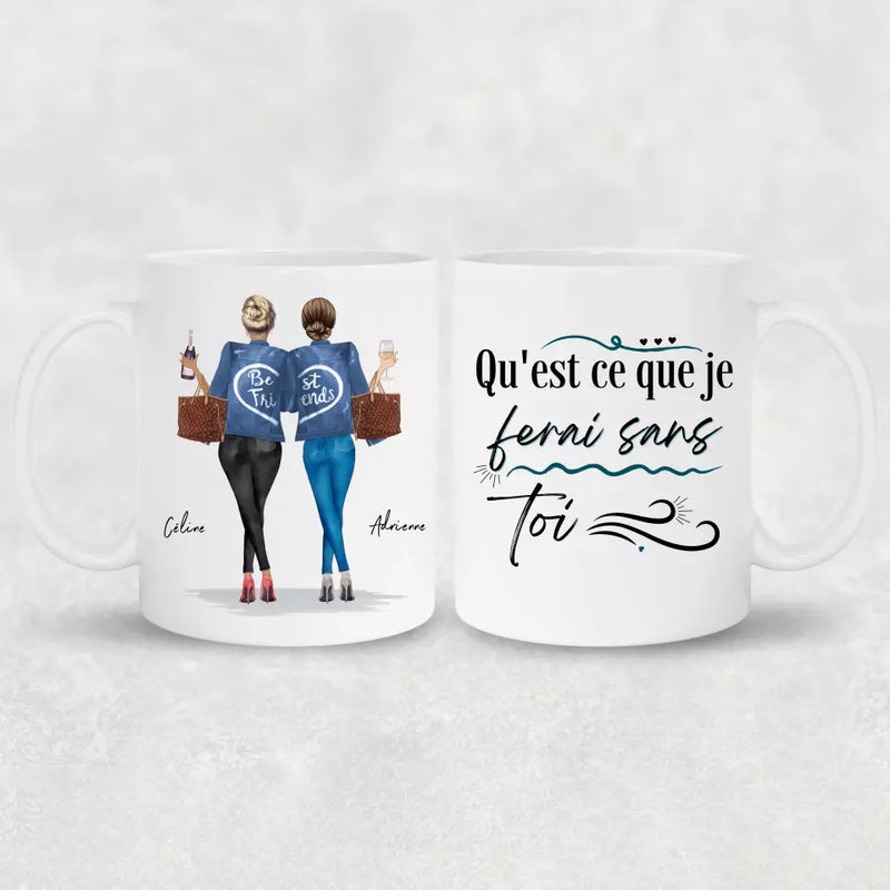 Reines du shopping - Mug personnalisé