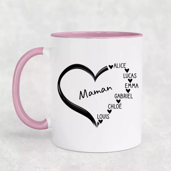 Coeur préféré - Mug personnalisé