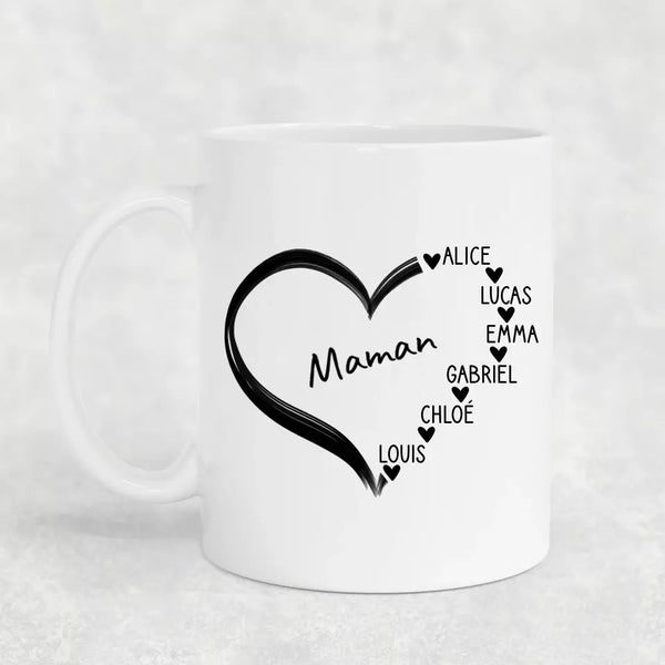 Coeur préféré - Mug personnalisé