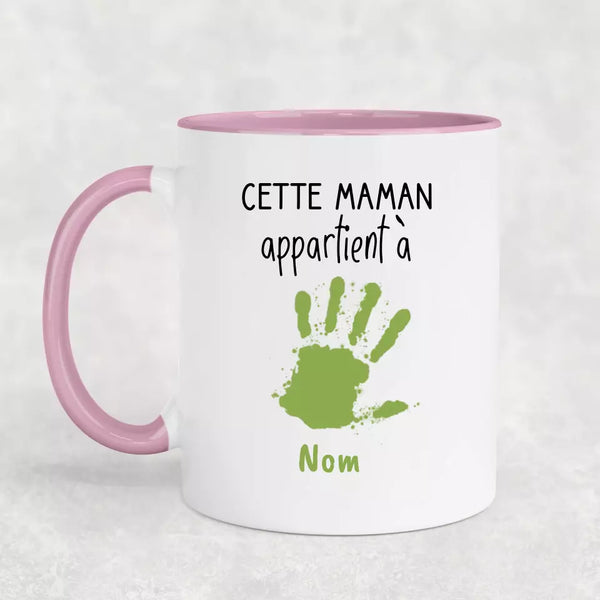 Empreintes de mains - Mug personnalisé