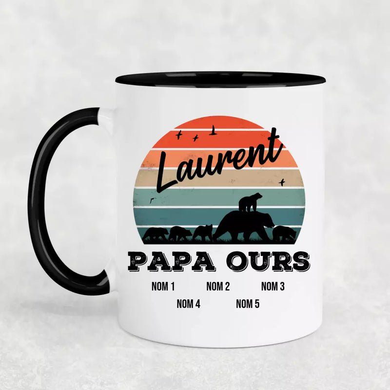 Famille d'ours - Mug personnalisé