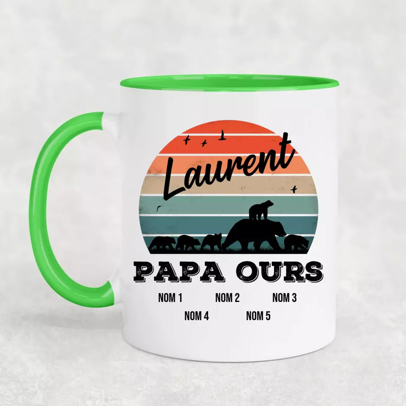 Famille d'ours - Mug personnalisé