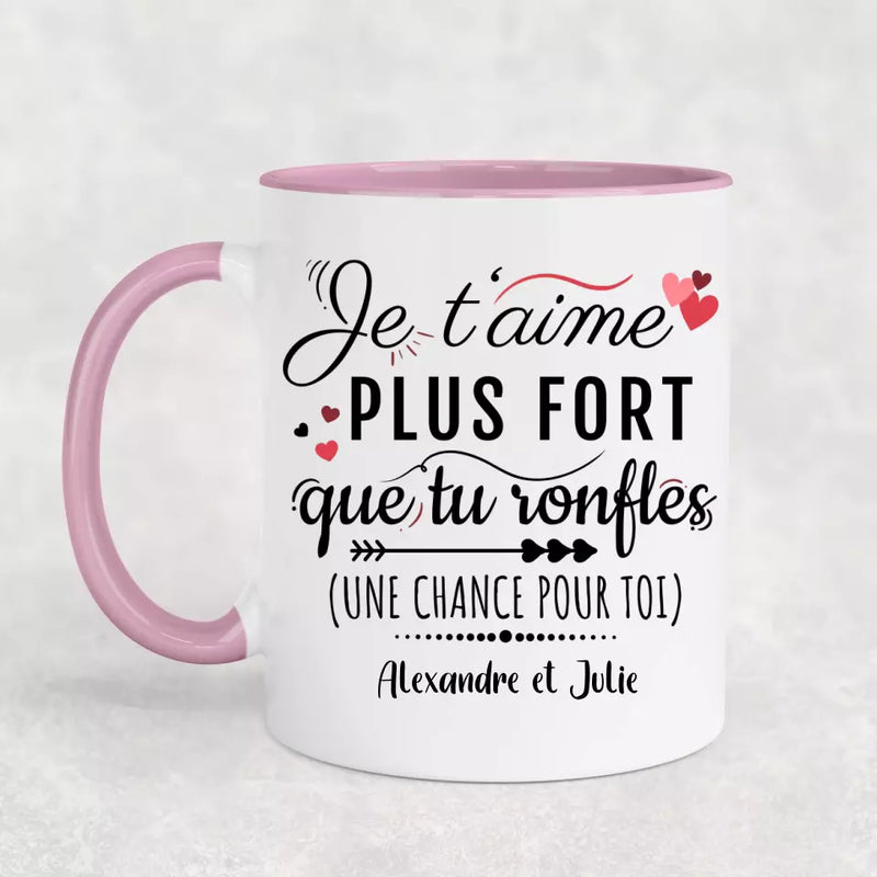 Tu ronfles - Mug personnalisé