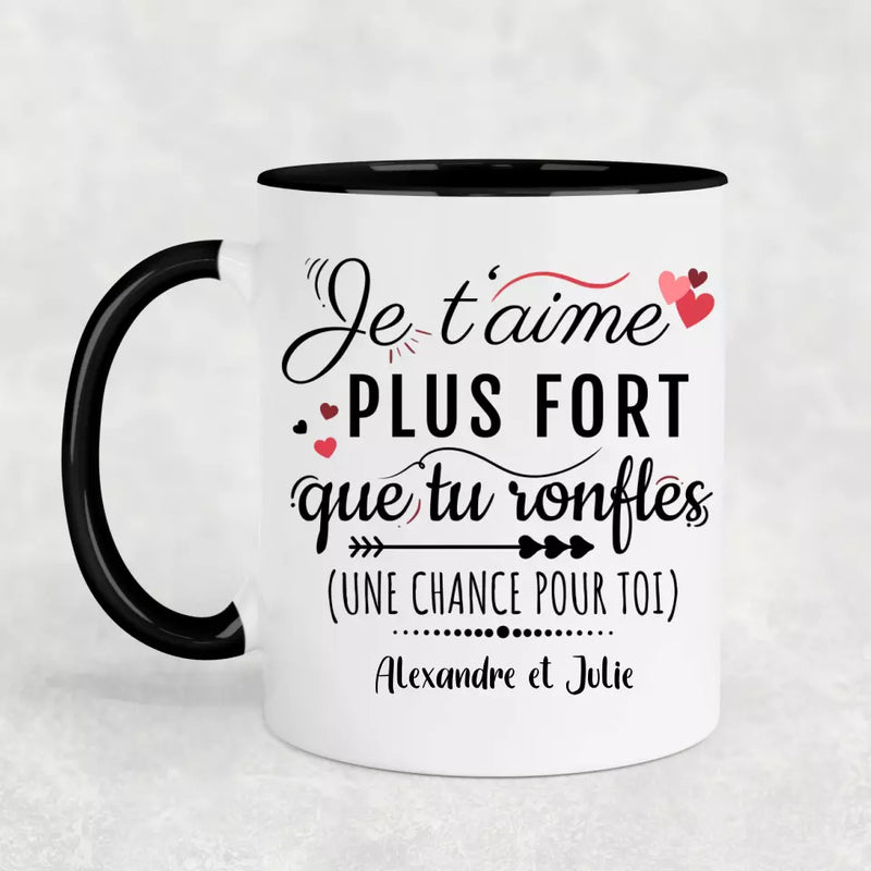 Tu ronfles - Mug personnalisé