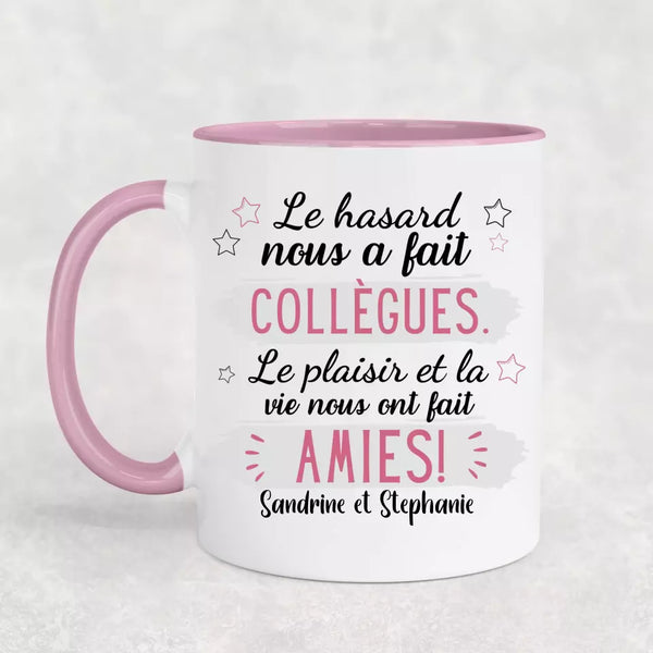 De collègues à amies - Mug personnalisé