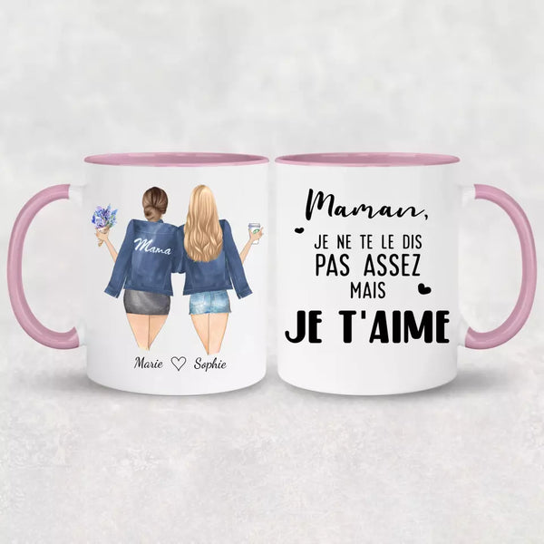 Mère et fille - Mug personnalisé