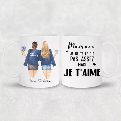 Mère et fille - Mug personnalisé