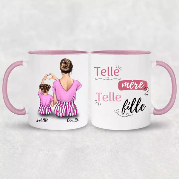 Maman et fille - Mug personnalisé