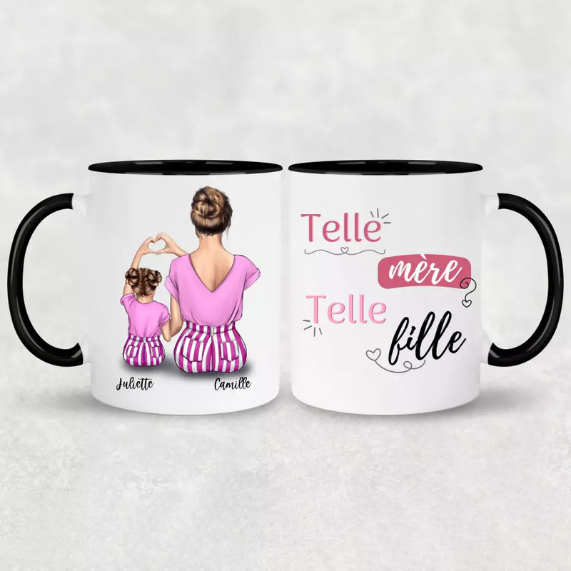 Maman et fille - Mug personnalisé