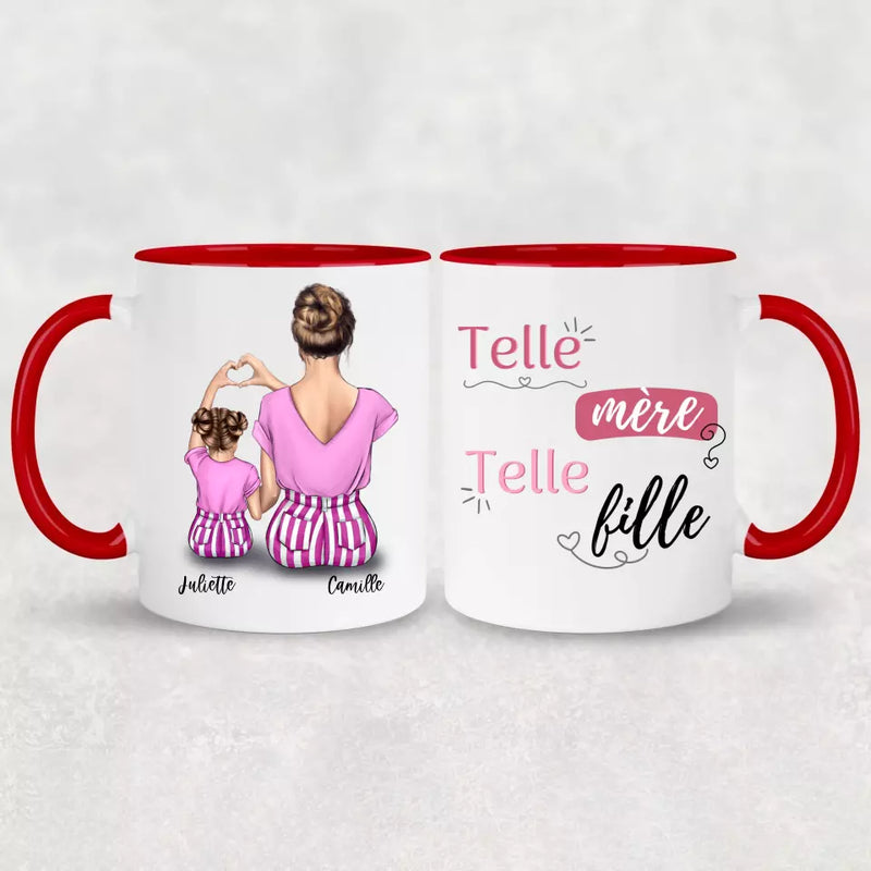 Maman et fille - Mug personnalisé