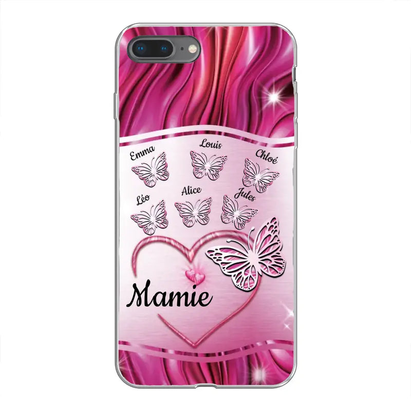 Papillons scintillants - Coque de téléphone personnalisée