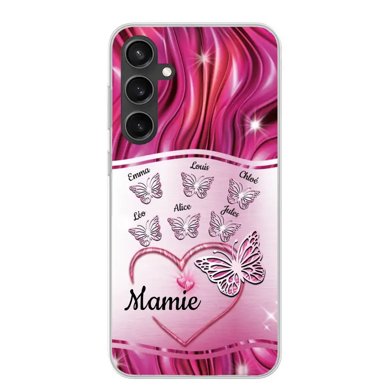 Papillons scintillants - Coque de téléphone personnalisée