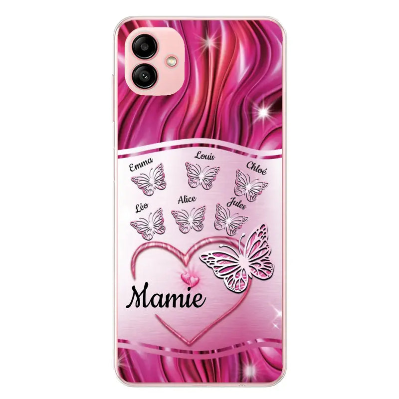 Papillons scintillants - Coque de téléphone personnalisée