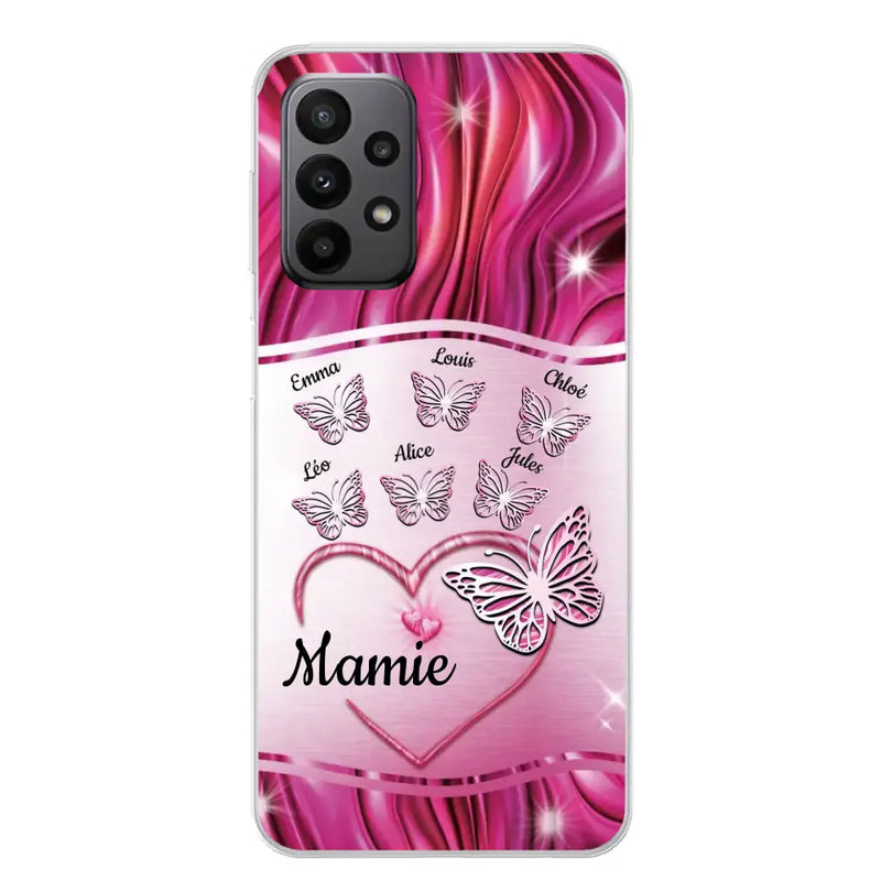 Papillons scintillants - Coque de téléphone personnalisée