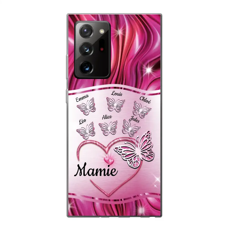 Papillons scintillants - Coque de téléphone personnalisée