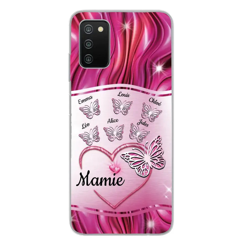 Papillons scintillants - Coque de téléphone personnalisée