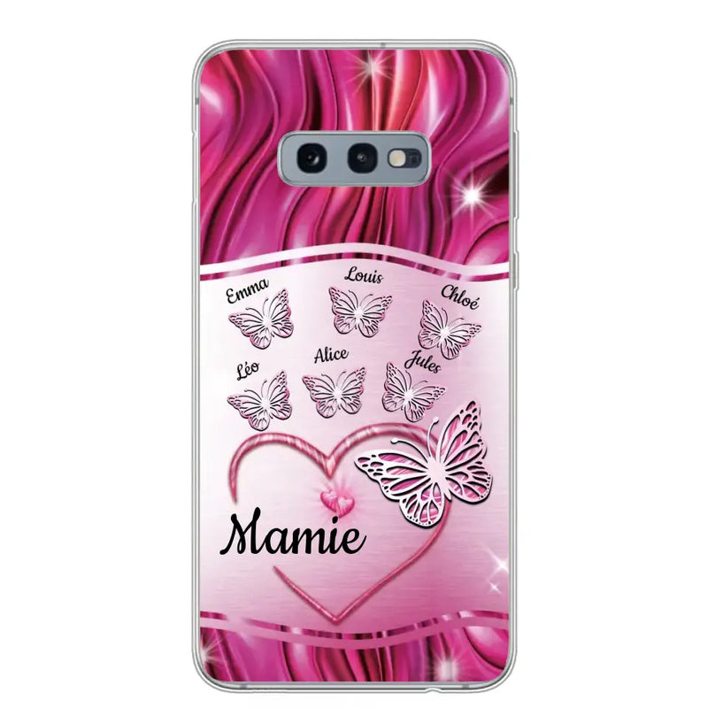 Papillons scintillants - Coque de téléphone personnalisée