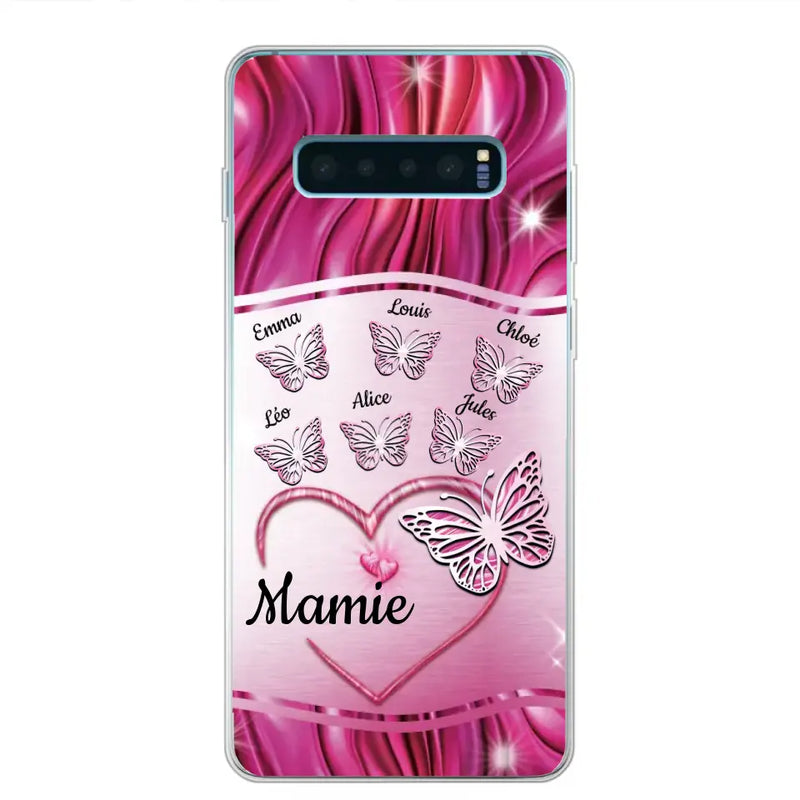 Papillons scintillants - Coque de téléphone personnalisée