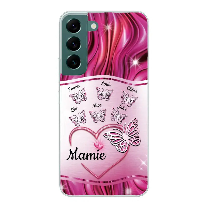 Papillons scintillants - Coque de téléphone personnalisée