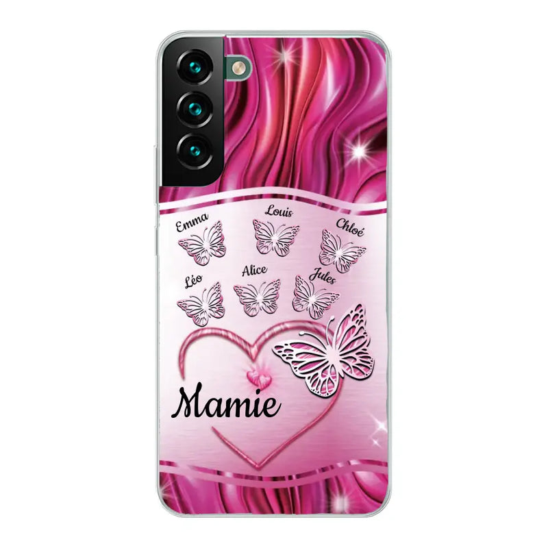 Papillons scintillants - Coque de téléphone personnalisée