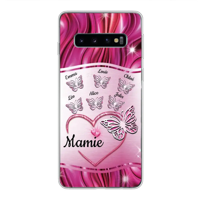 Papillons scintillants - Coque de téléphone personnalisée