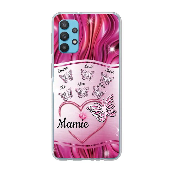 Papillons scintillants - Coque de téléphone personnalisée