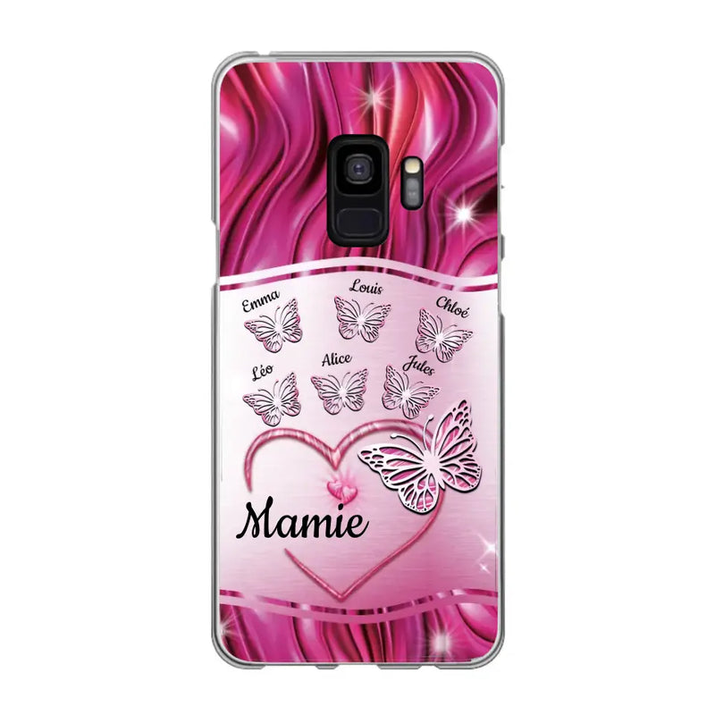 Papillons scintillants - Coque de téléphone personnalisée