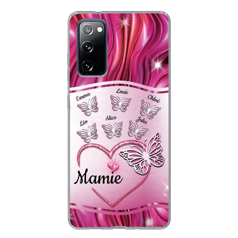 Papillons scintillants - Coque de téléphone personnalisée