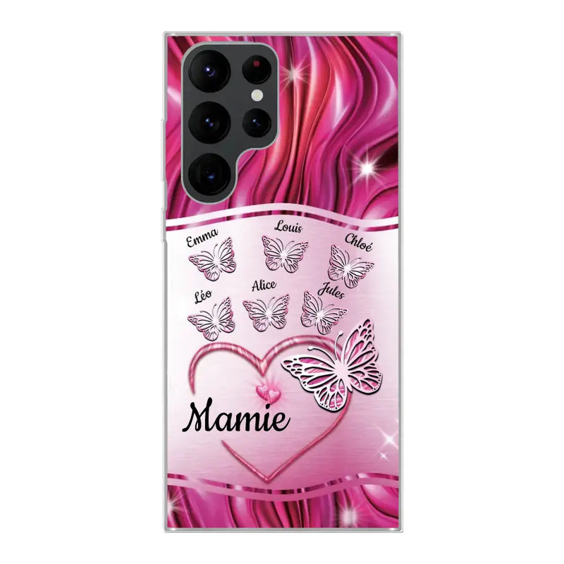 Papillons scintillants - Coque de téléphone personnalisée