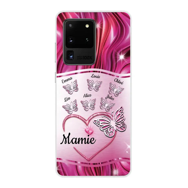 Papillons scintillants - Coque de téléphone personnalisée