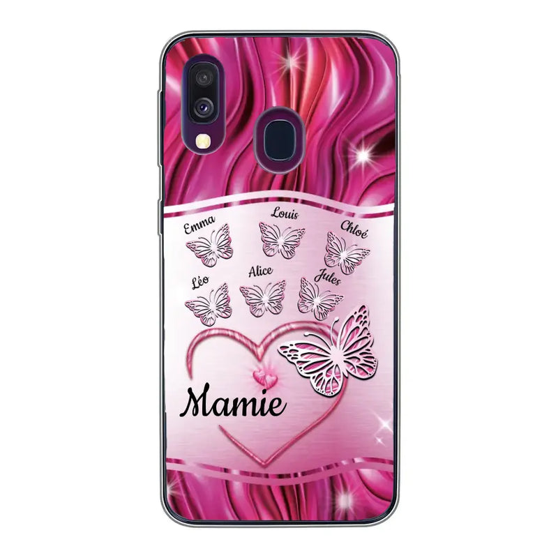 Papillons scintillants - Coque de téléphone personnalisée