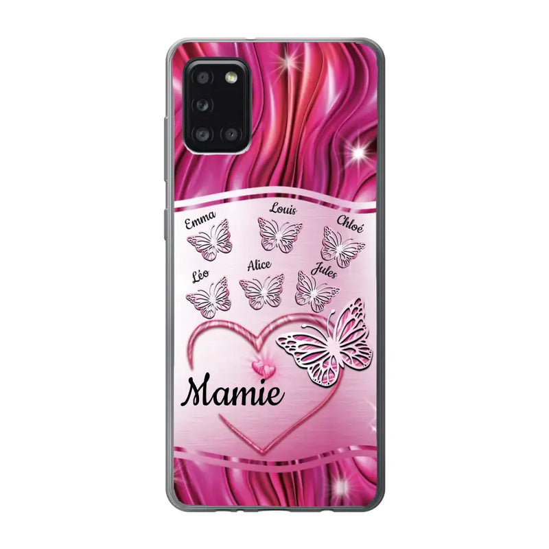 Papillons scintillants - Coque de téléphone personnalisée