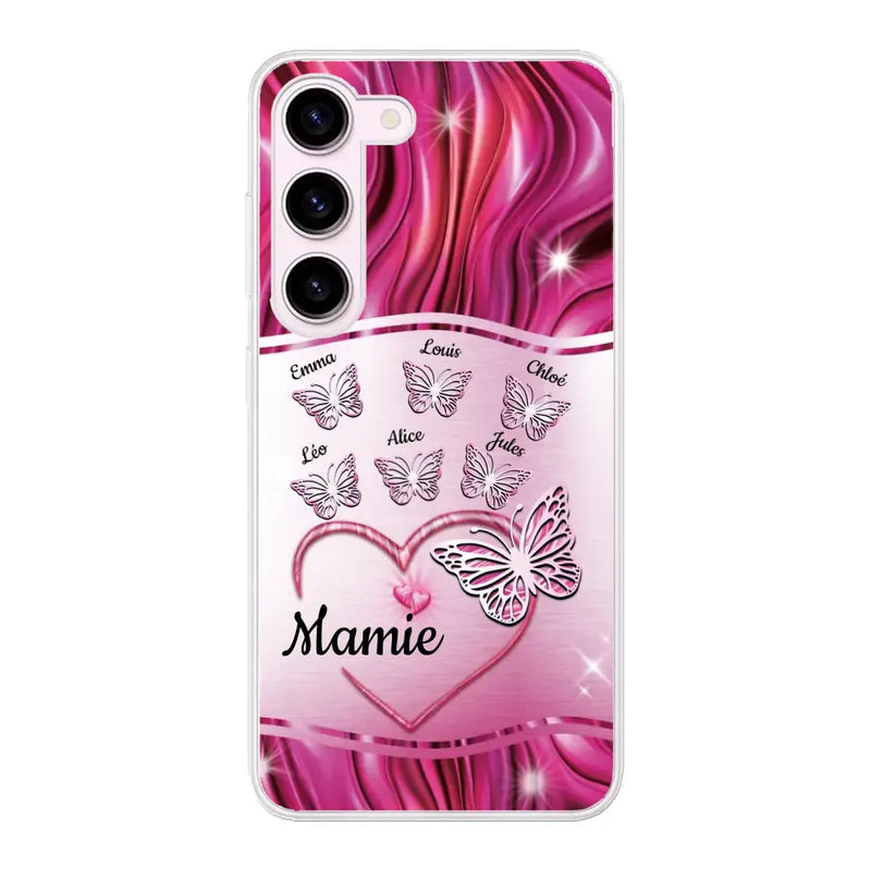 Papillons scintillants - Coque de téléphone personnalisée