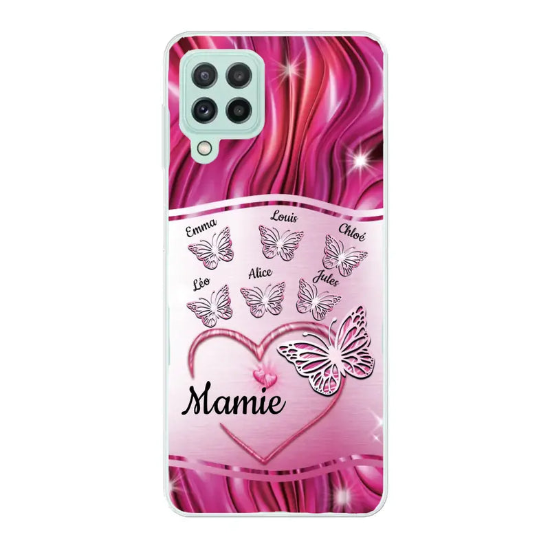 Papillons scintillants - Coque de téléphone personnalisée