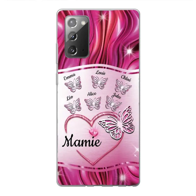 Papillons scintillants - Coque de téléphone personnalisée